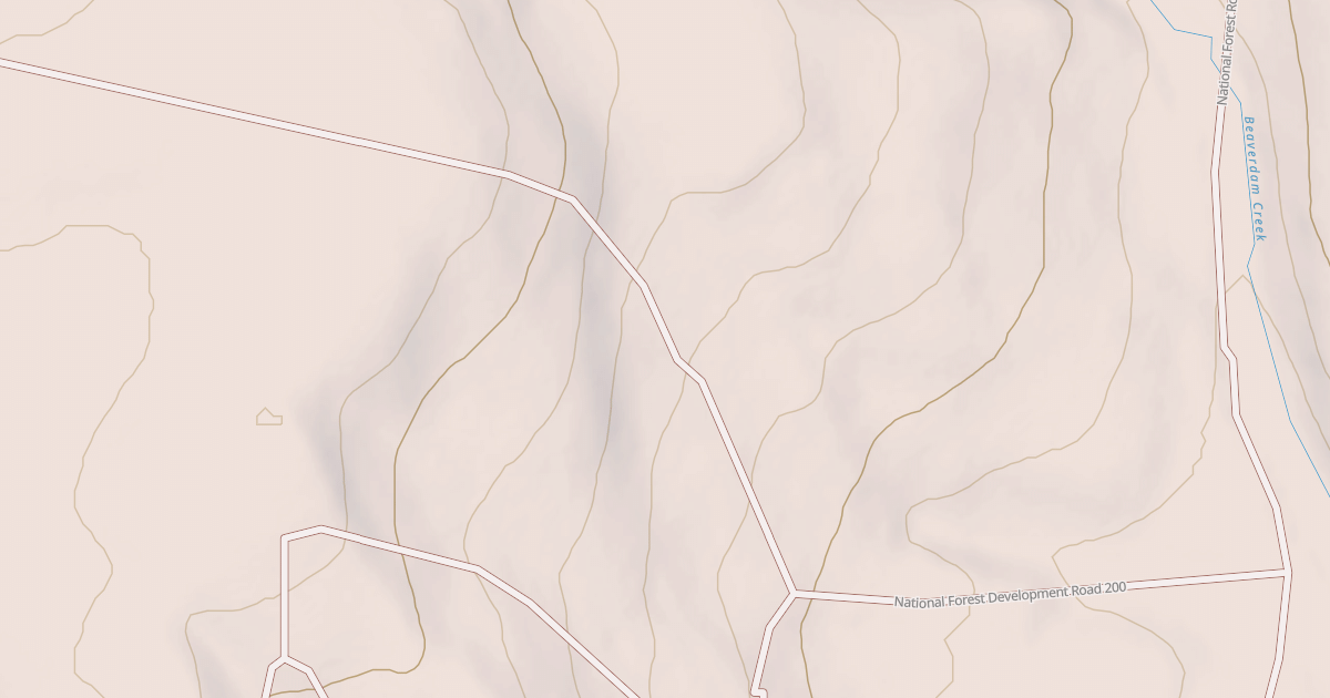 Map preview of USFS Motor Vehicle Use Map Roads {60933AC8-825C-4144-AD15-C27D46FC919D}