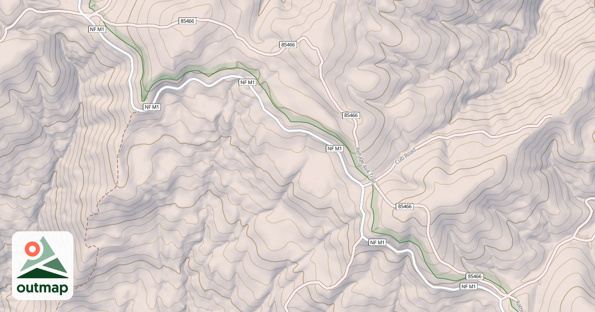 Map of REFUGE 4X4