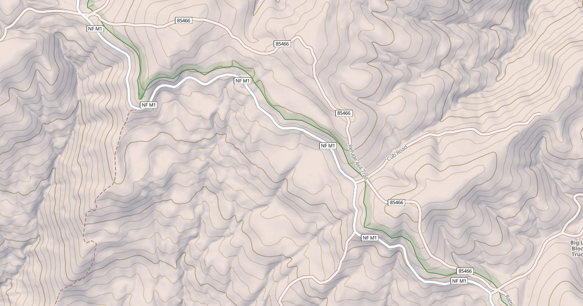 Map preview of REFUGE 4X4