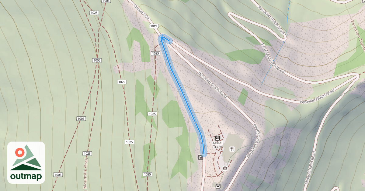 Map of Cirque Trail