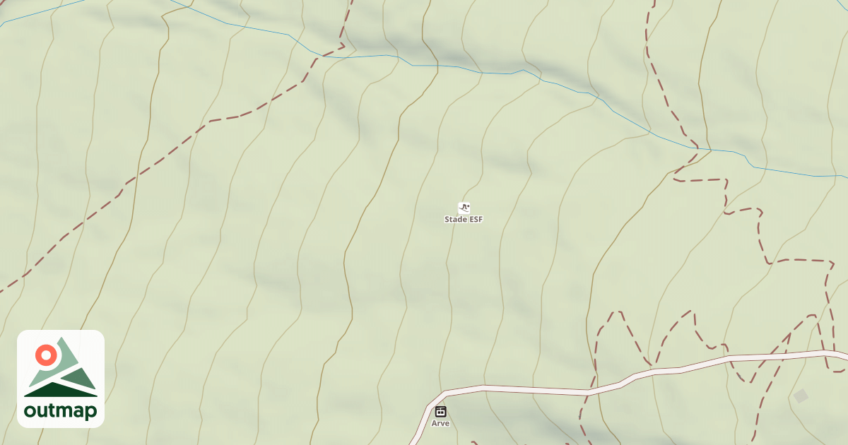 Map of Stade ESF