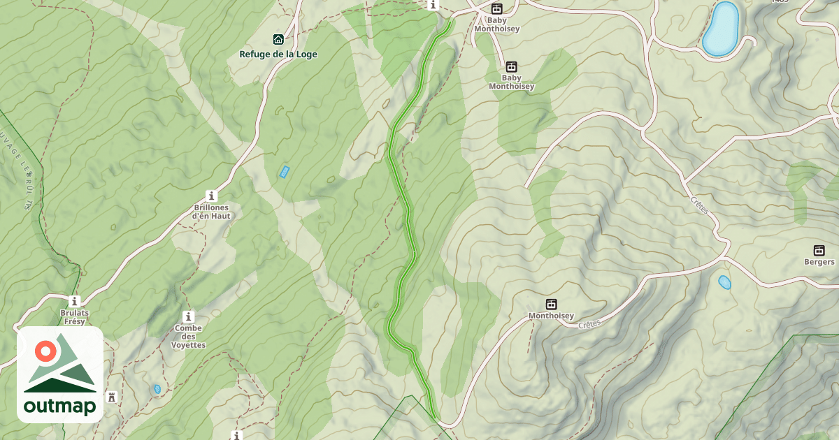 Map of Les Anémones
