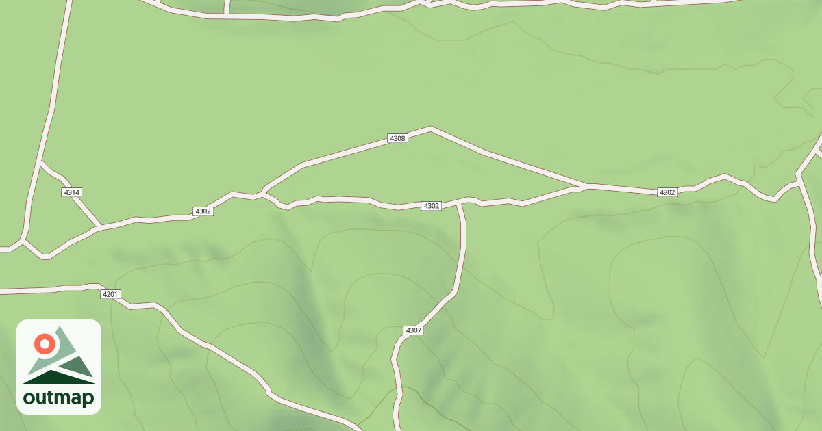 Map of USFS Motor Vehicle Use Map Trails 19019