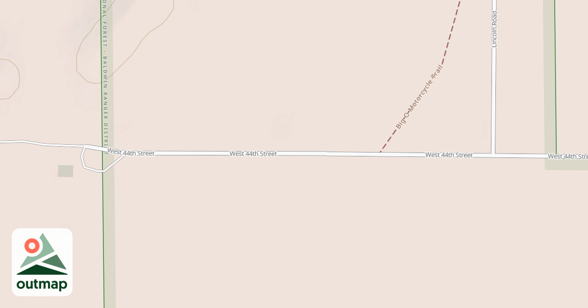 Map of 44TH STREET