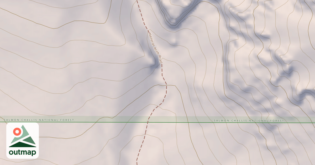 Map of USFS Motor Vehicle Use Map Trails 266