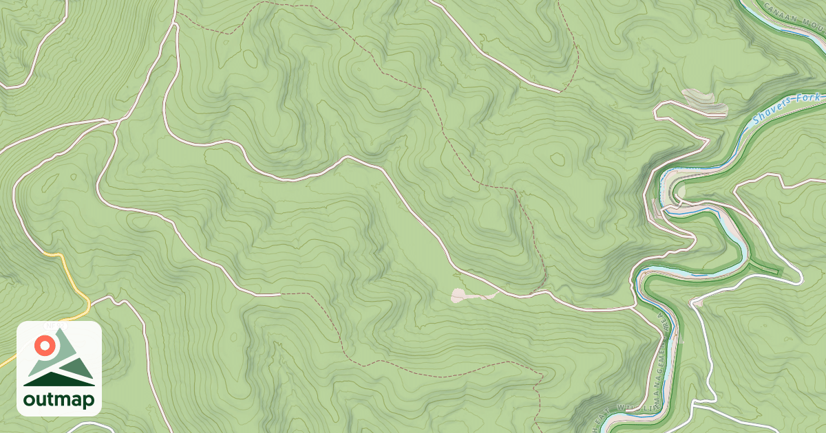 Map of CROUCH RUN