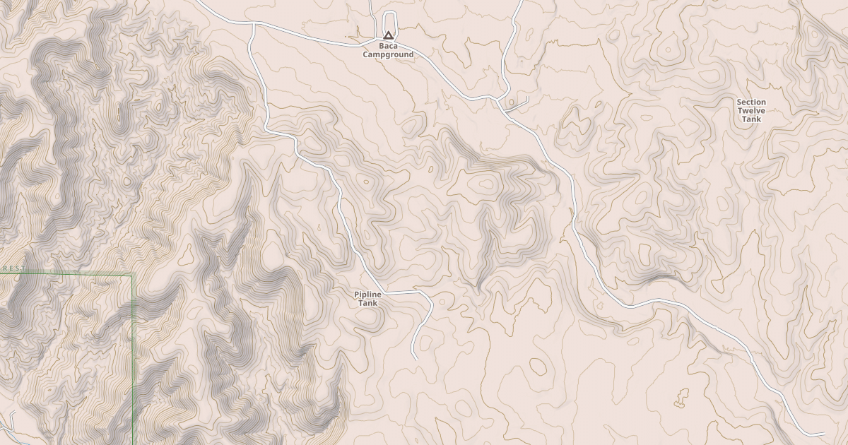 Map preview of USFS National Forest System Roads {D71331C9-64AF-4E27-90CB-46BD10C65184}