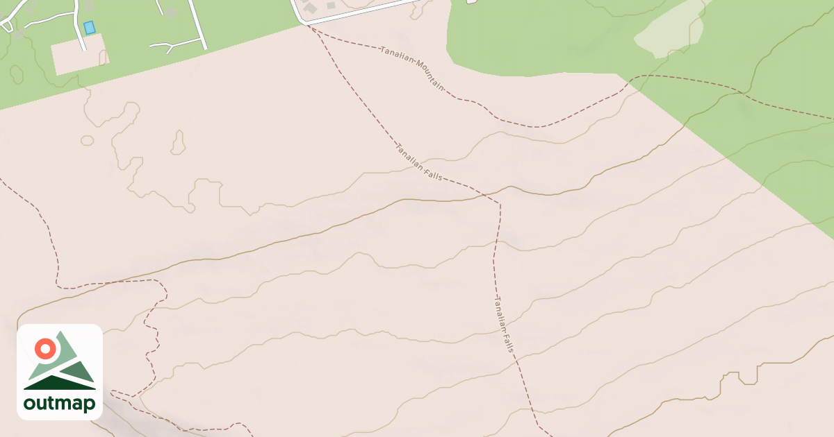 Map of Tanalian Falls Trail - Ohv Accessible