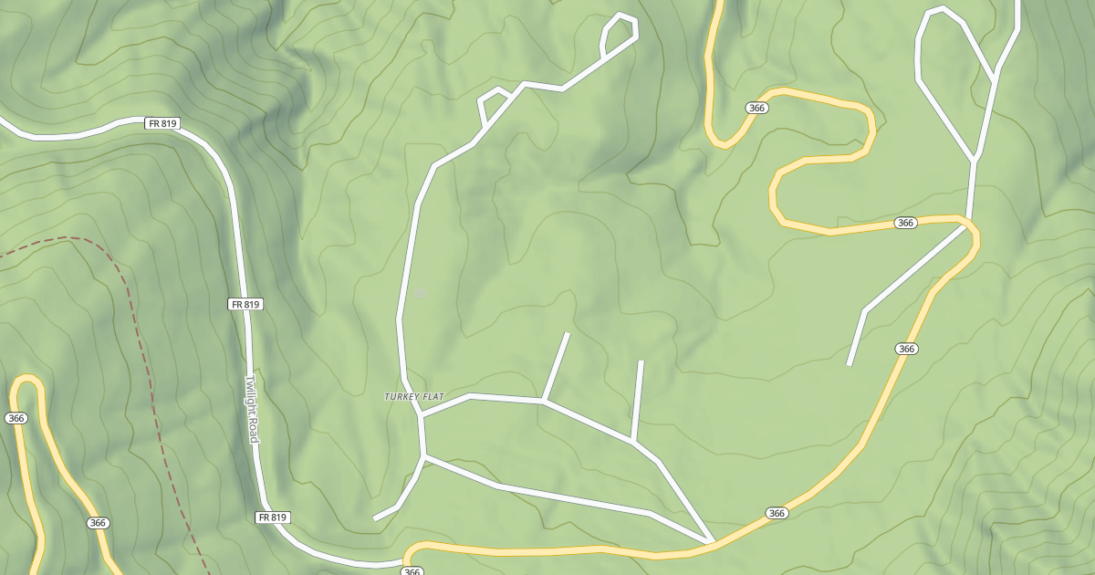 Map preview of UPPER TURKEY FLAT