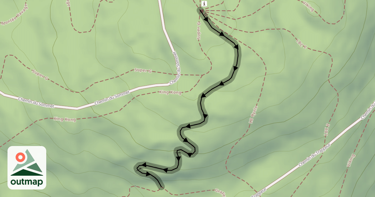 Map of La Passerelle