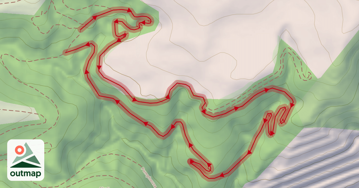 Map of Jamis Loop/Mojo