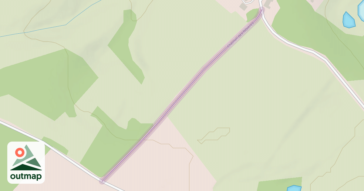 Map of Chemin des Ribières