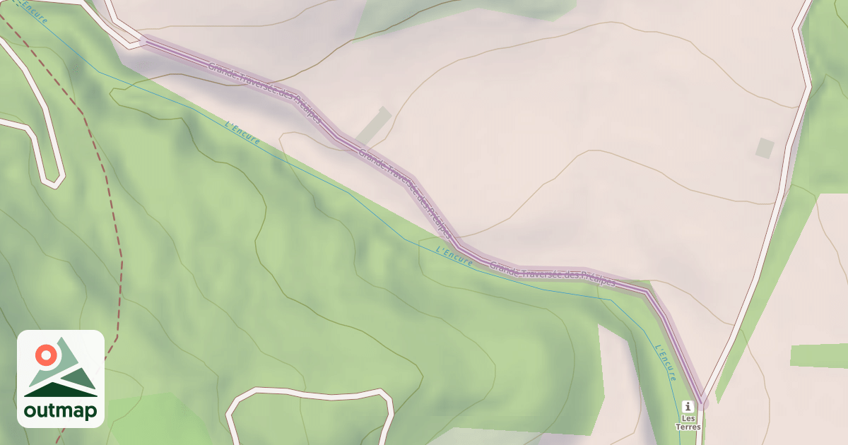 Map of Grande Traversée des Préalpes