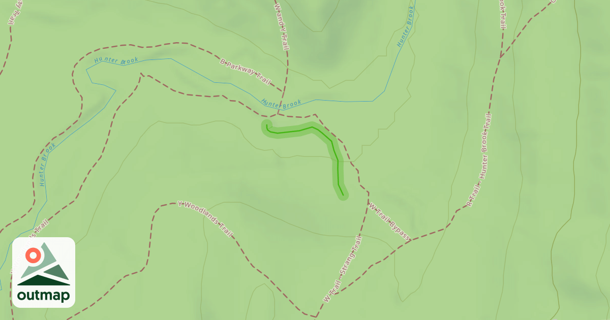 Map of Strang Trail