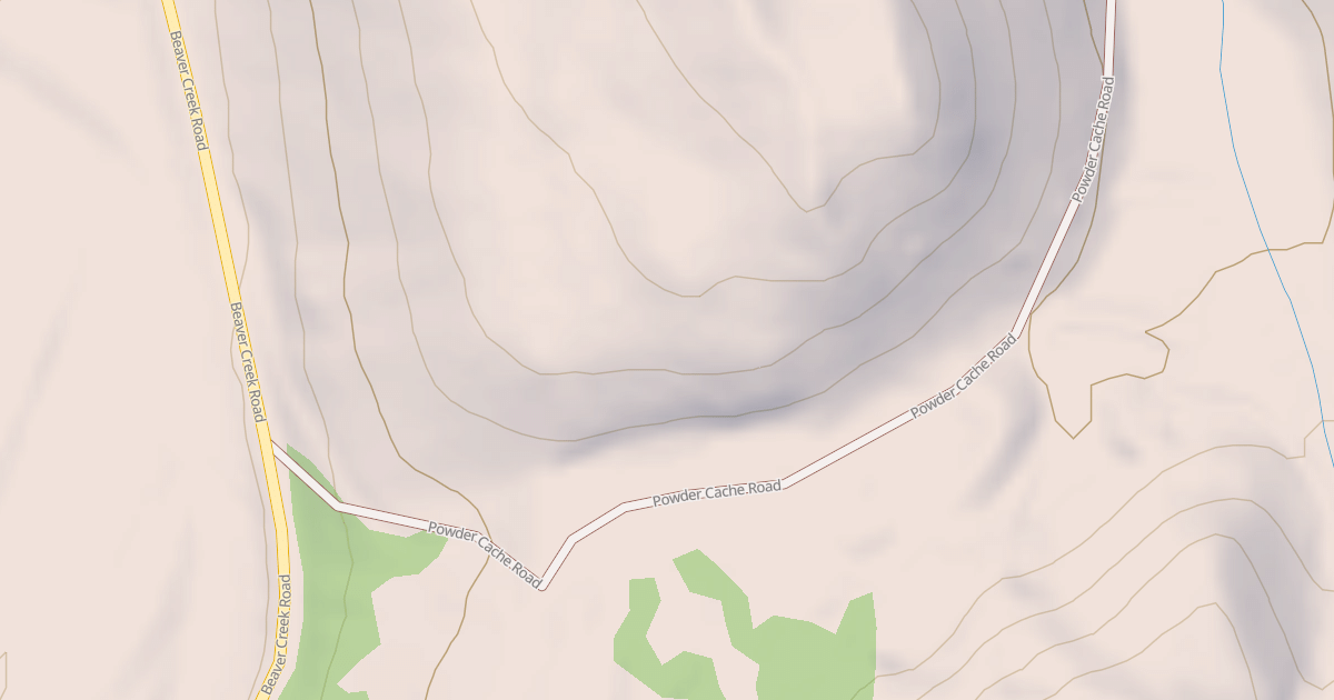 Map preview of POWDER CACHE