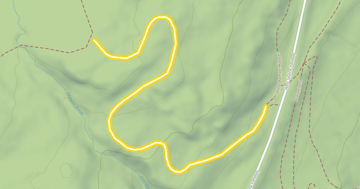 Map preview of Nordic Connector Trail