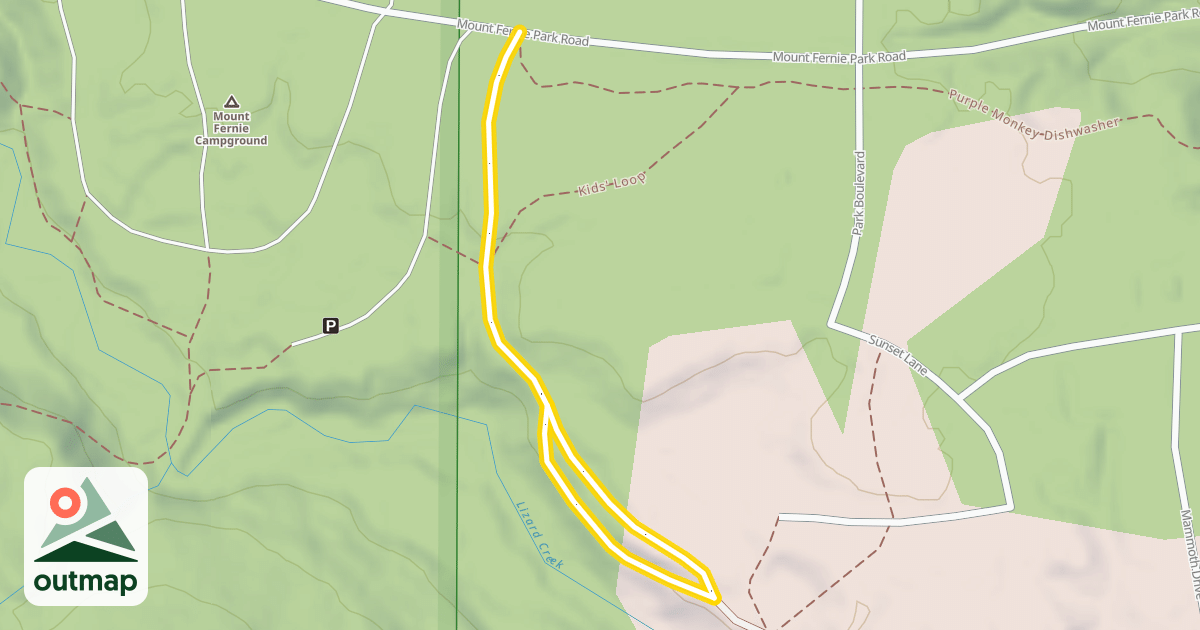 Map of Bunnyrabbit Loop