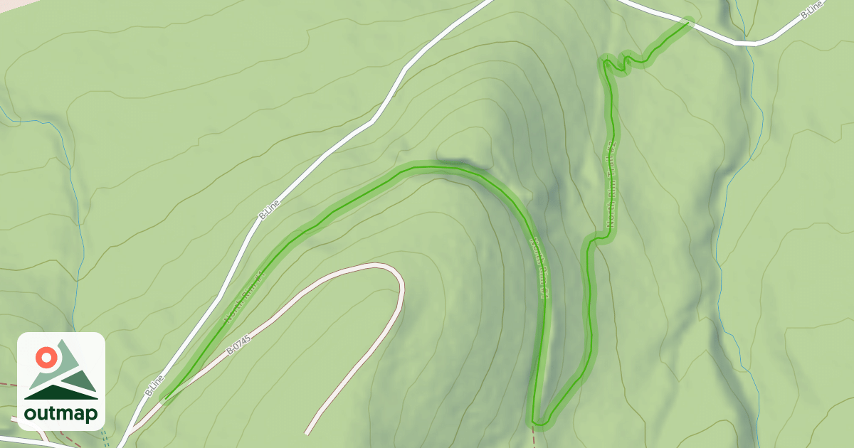 Map of North Rim #1
