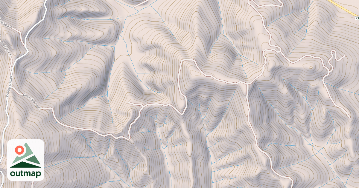 Map of DEAD PINE