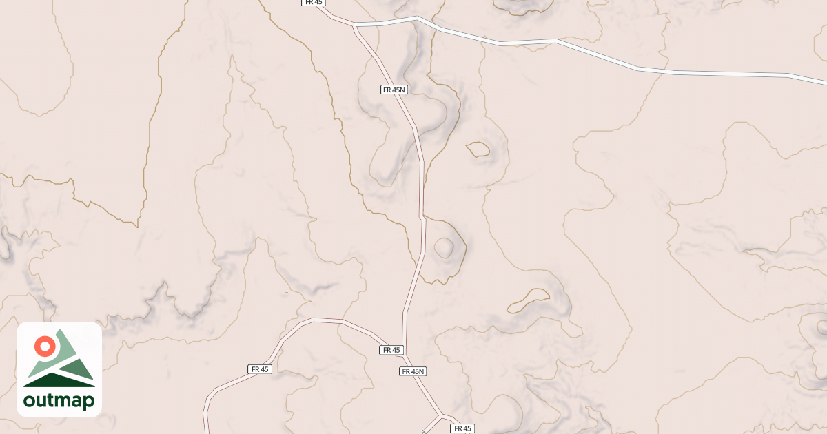 Map of USFS National Forest System Roads {72F47917-31FD-45C2-8B00-D7641F6CF495}