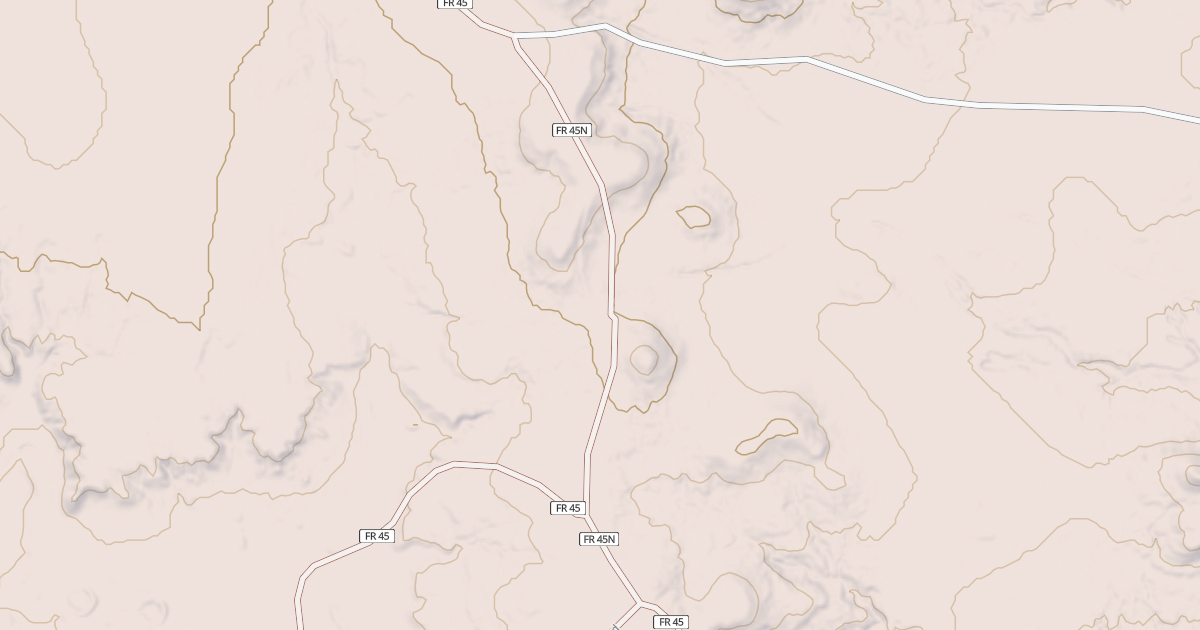 Map preview of USFS National Forest System Roads {72F47917-31FD-45C2-8B00-D7641F6CF495}