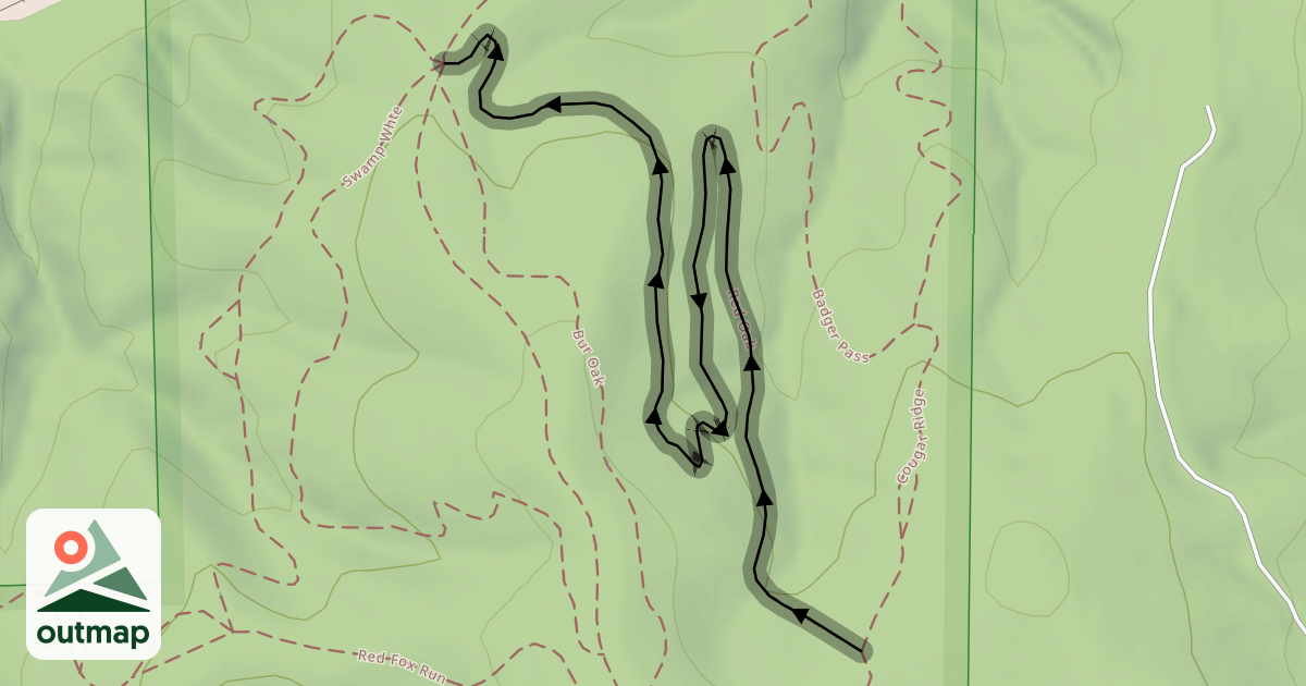 Map of Red Oak