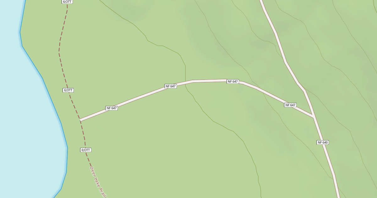 Map preview of DEER LAKE