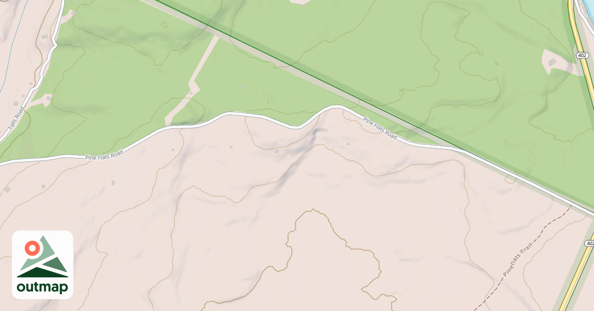 Map of Edgemere-Pecks Pond - Snowmobile Trails