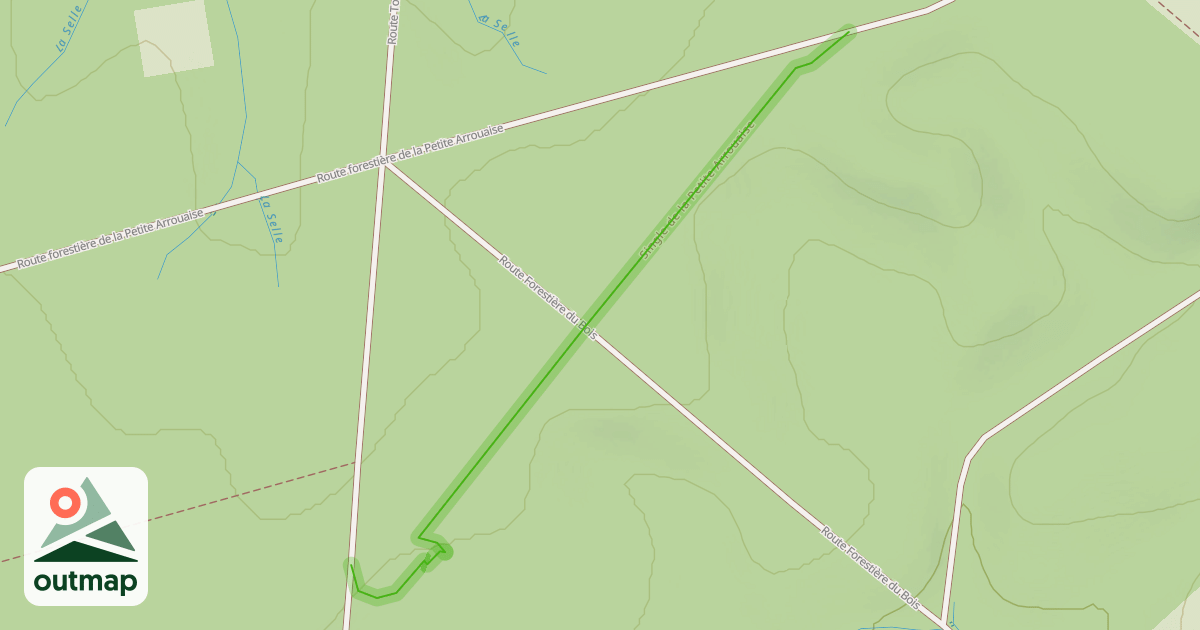 Map of Single de la Petite Arrouaise