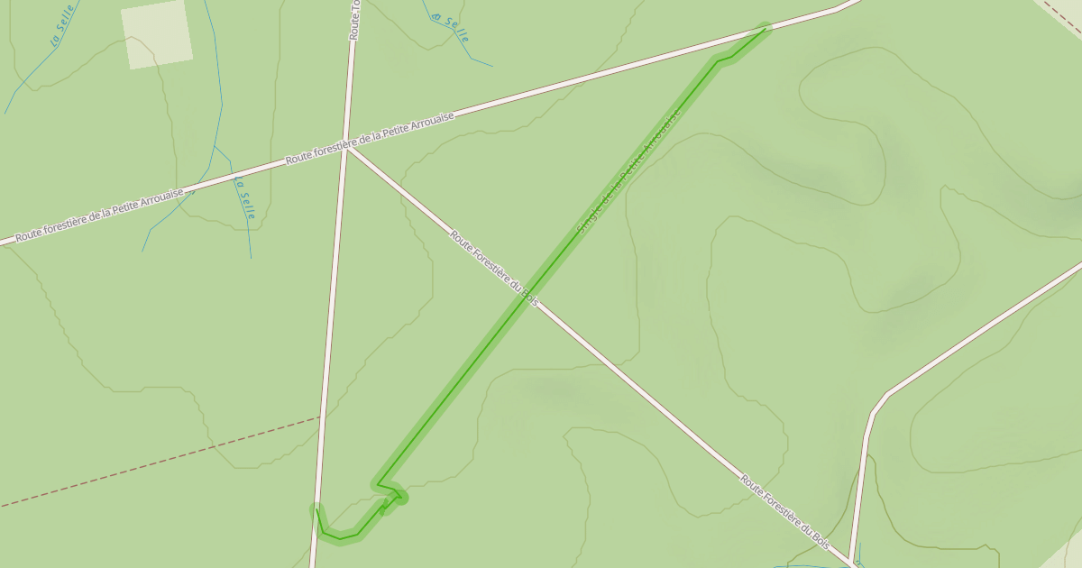 Map preview of Single de la Petite Arrouaise