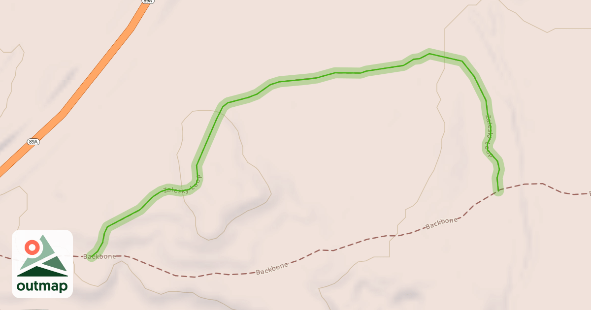 Map of Zalesky Loop