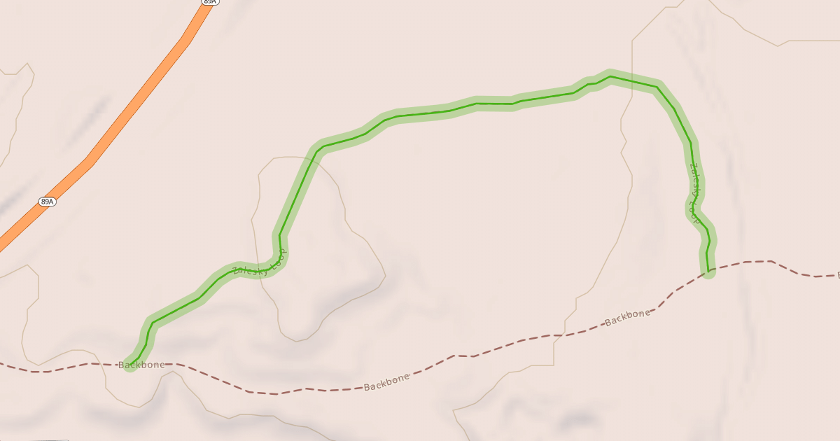 Map preview of Zalesky Loop