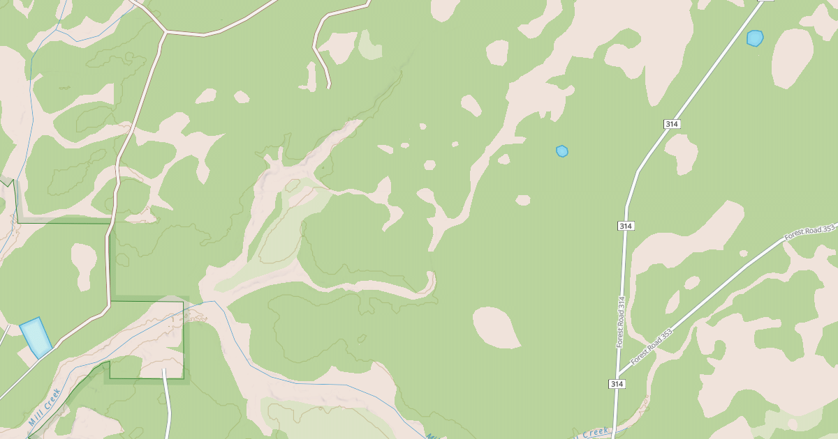Map preview of USFS Motor Vehicle Use Map Roads {92366199-450C-488A-9320-293AF4A1C3AE}