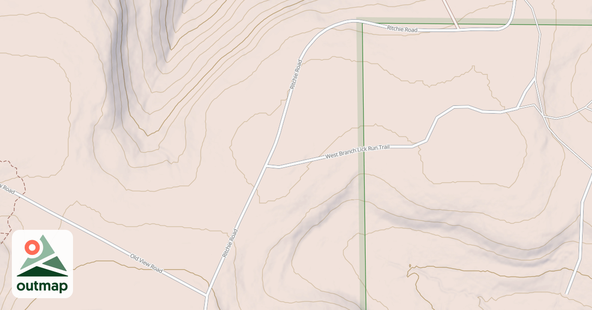 Map of Hyner Mountain Snowmobile Trails