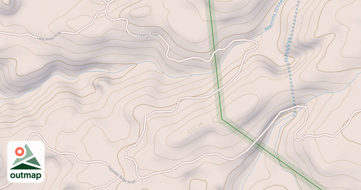 Map of Contour Road