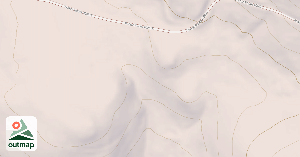 Map of DAY ROCK SPUR
