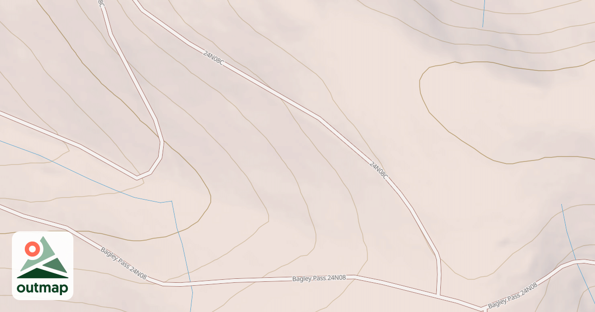 Map of BAGLEY PASS SPUR
