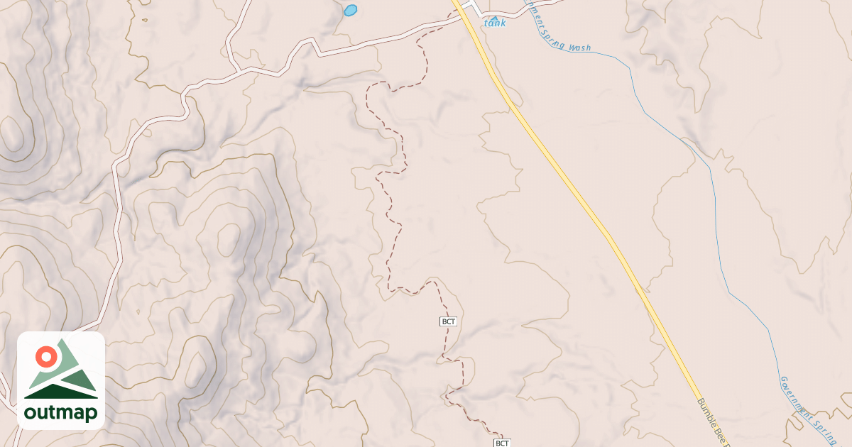Map of Black Canyon Trail