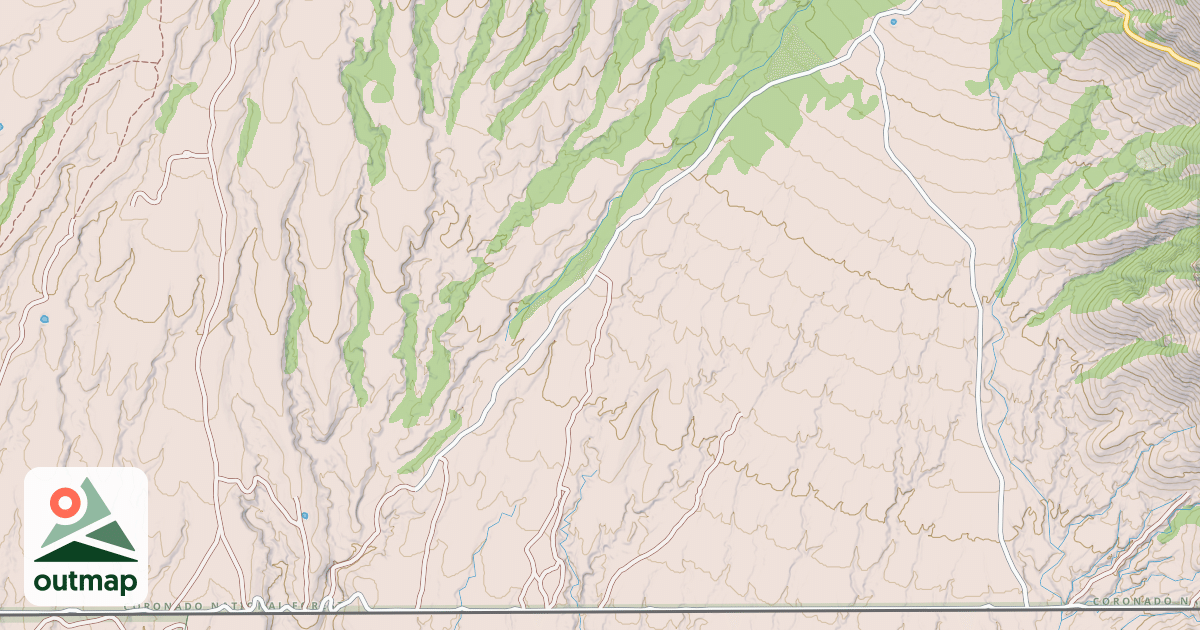 Map of COPPER CANYON