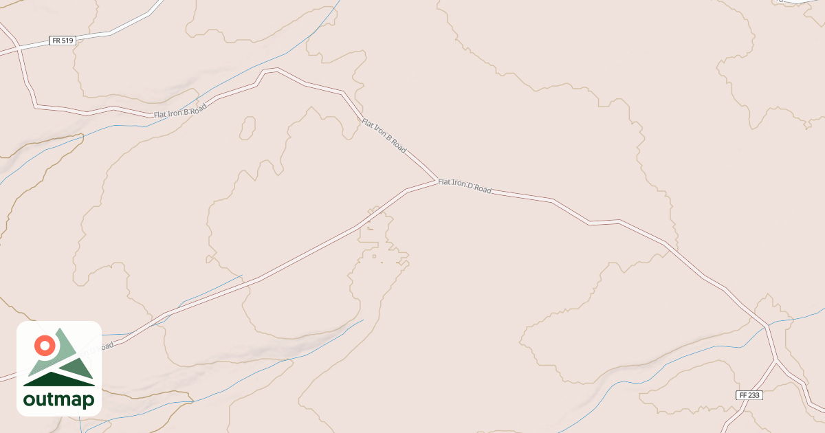 Map of FLAT IRON