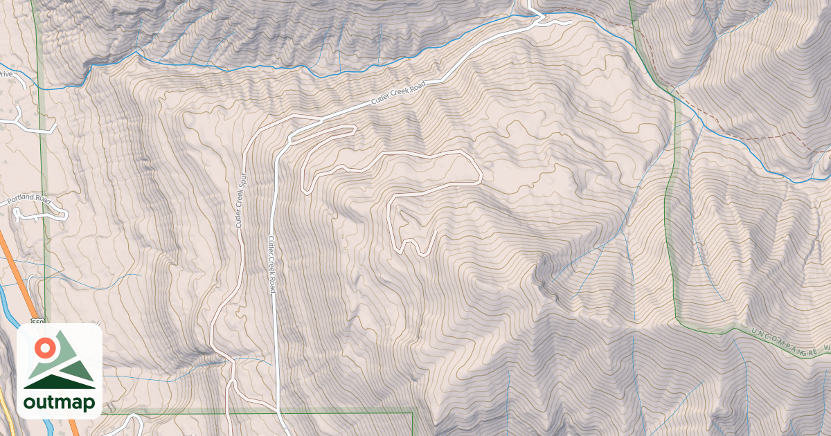 Map of CUTLER CREEK