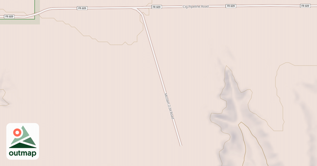 Map of MCCLAIN 2-34