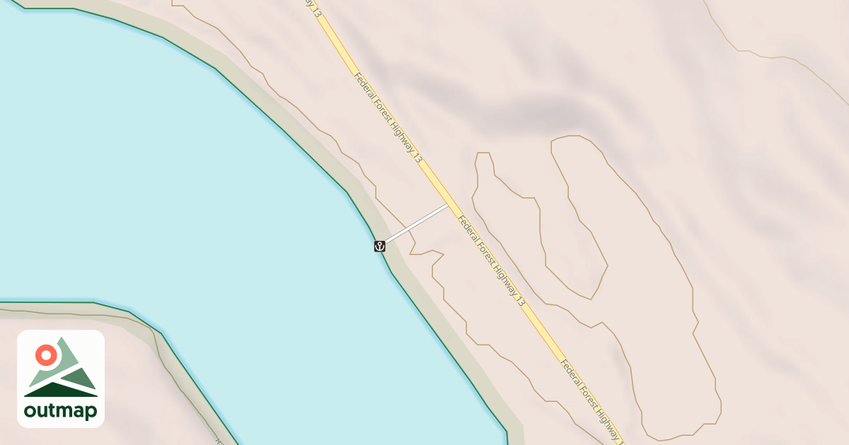 Map of GRASSY LAKE SPUR B