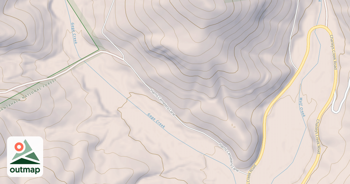 Map of GAGE CREEK