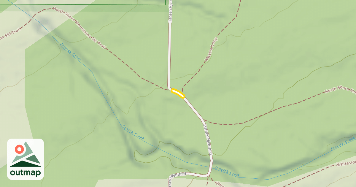 Map of Hansen Hjemsted