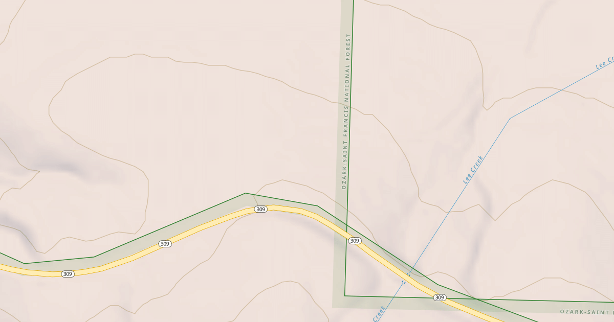 Map preview of USFS Motor Vehicle Use Map Roads {B869AB3A-EC27-4424-8A74-B24F049C2DA0}
