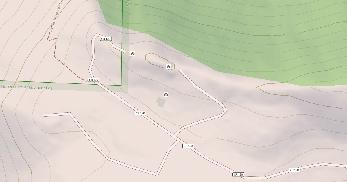 Map preview of BLM National GTLF Public Motorized Roads 5e4ec1cf-081a-429f-9a1f-402886a2016e