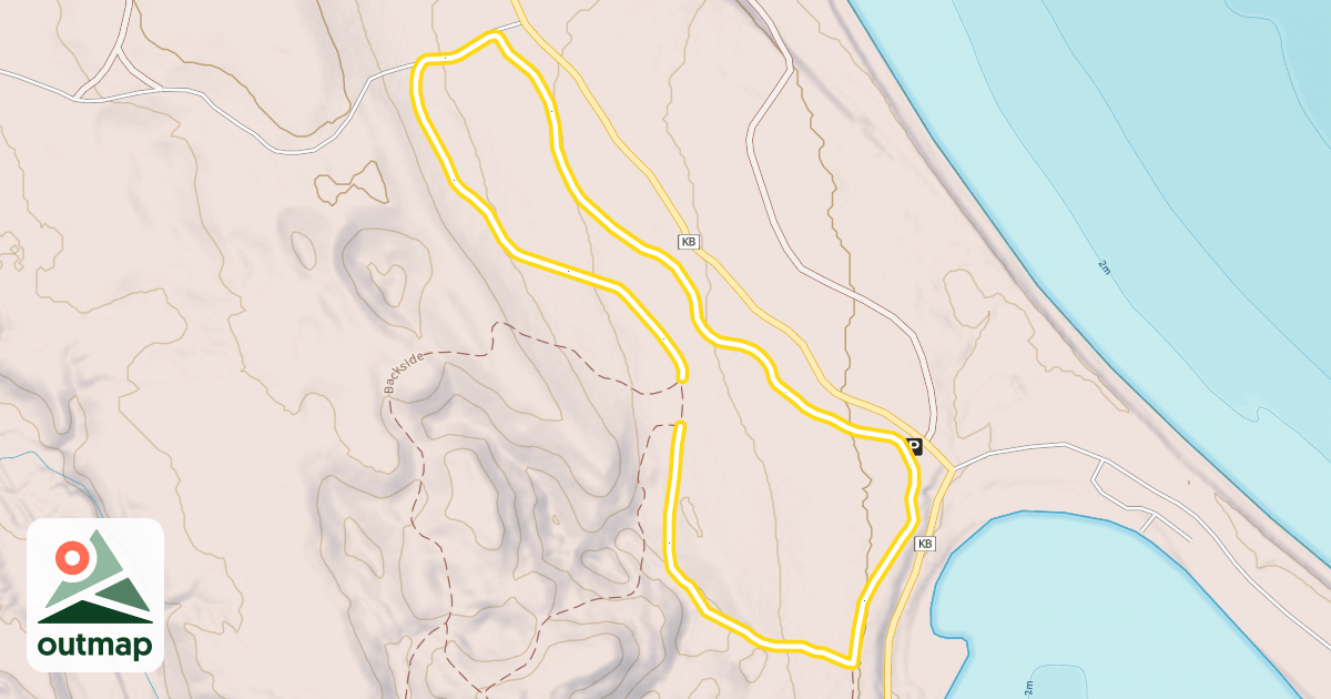 Map of Peep-O-Day Loop