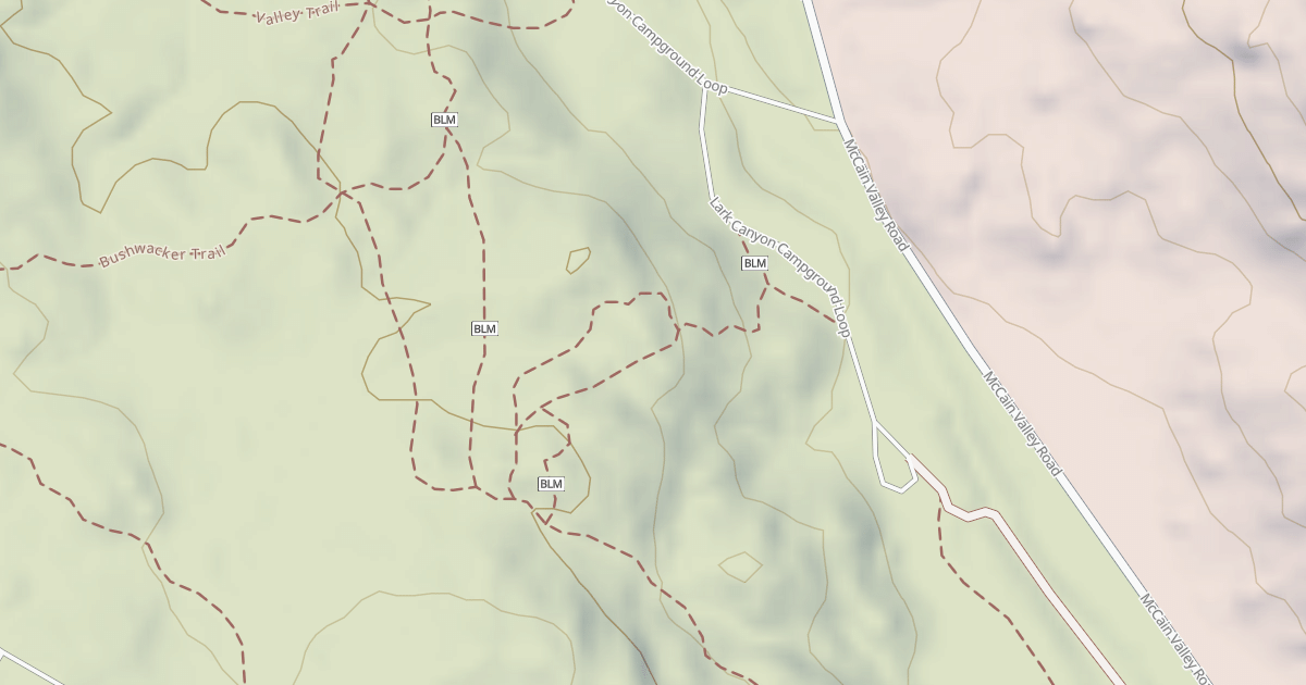 Map preview of BLM National GTLF Public Motorized Trails 48b42fa0-7bc7-4130-ad3a-1d11fe43dc37