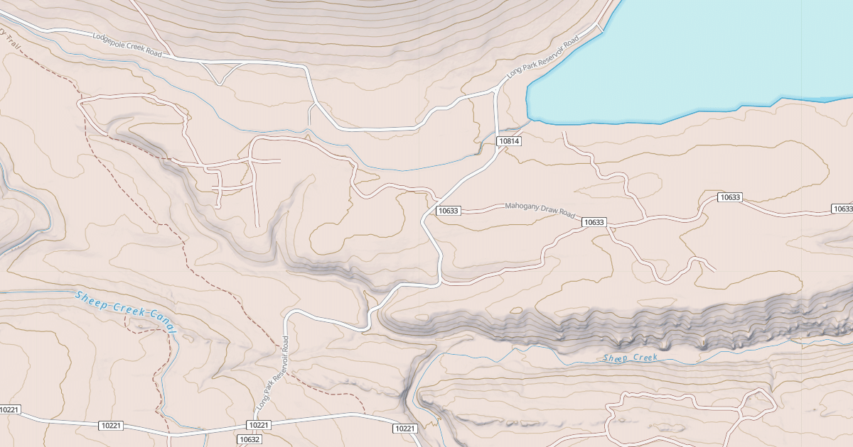Map preview of LONG PARK RESERVOIR